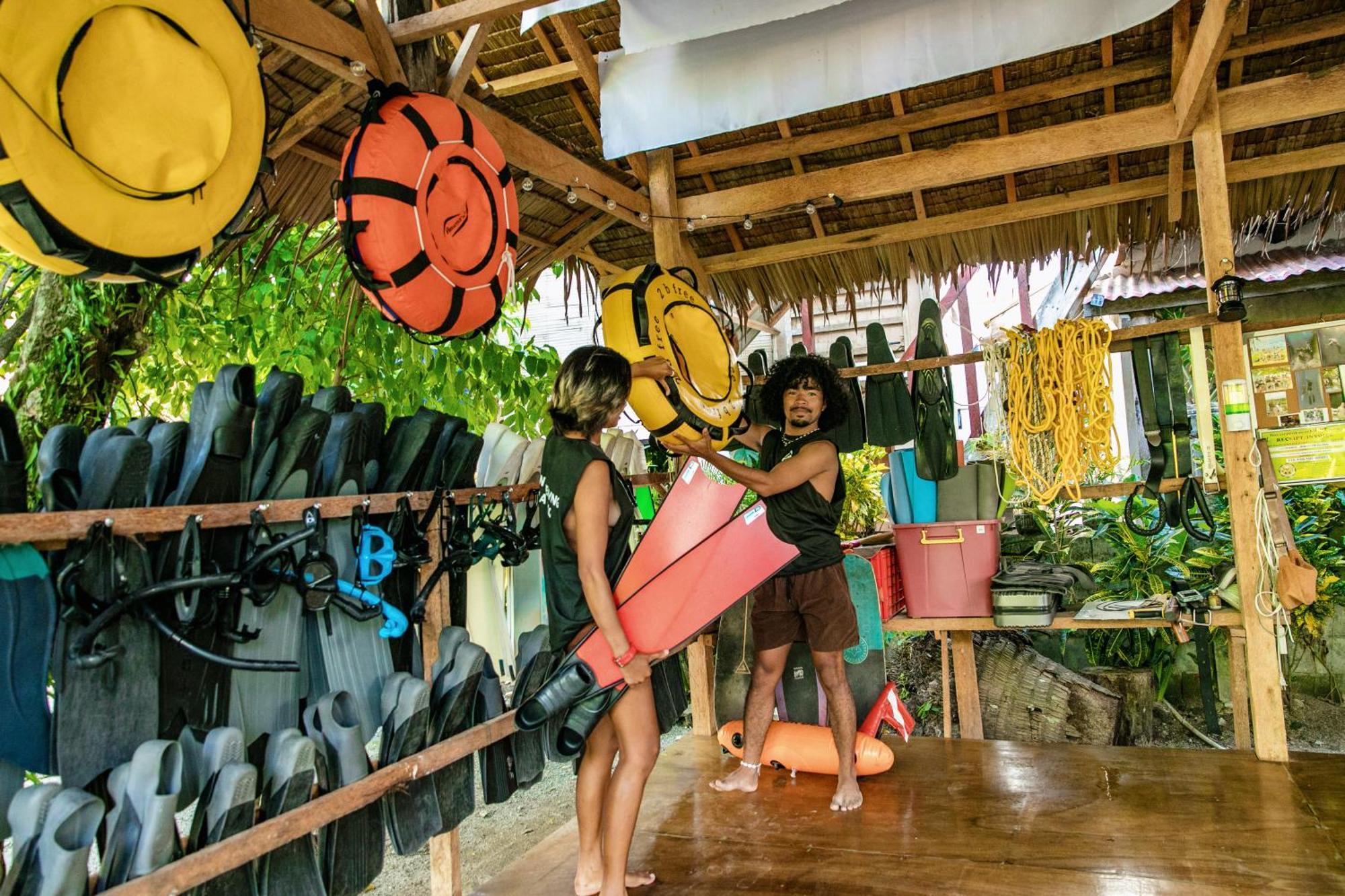 Ozen Freediving Hostel General Luna  Zewnętrze zdjęcie